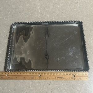 Michael Aram Shiny Silver Tray